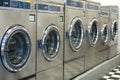 Commercial Washing Machines Royalty Free Stock Photo