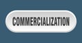 commercialization button. rounded sign on white background Royalty Free Stock Photo