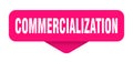 commercialization sticker. commercialization sign on transparent background Royalty Free Stock Photo