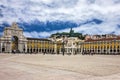 Commersio square in historical center of Lisbon, Portugal. Praca de Commercio