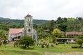 Coming from Church in Fiji. People come from worship. Royalty Free Stock Photo