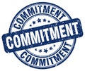 commitment blue stamp