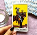 Knight of Pentacles Tarot Card Building a Business/Empire Business Man Investing in Future