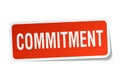 commitment sticker