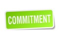 commitment sticker