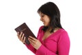 Committed christian reading bible Royalty Free Stock Photo