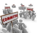 Committee People Working Together Teamwork Task Forces Royalty Free Stock Photo