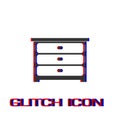 Commode icon flat