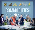 Commodities Demand Distribution Economy Concept