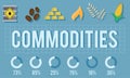 Commodities Demand Distribution Economy Concept