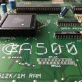 Commodore Amiga 500 motherboard - retro Royalty Free Stock Photo
