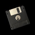Commodore 64 floppy disk isolated on transparent background Royalty Free Stock Photo