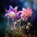 Common Columbine Made With Generative AI illustration