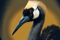 Common crane closeup & x28; Grus grus & x29;