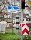 Common fixed speed trap in germany Royalty Free Stock Photo