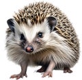 Common Hedgehog. Close-up image of Common Hedgehog. Generative AI.