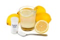 Common home remedy to treat gout inflammation - Lemon juice mixed with baking soda