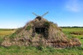 Ancient traditional turf house in Iceland