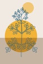 common rue, abstract, poster, minimal dd ww