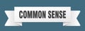 common sense ribbon isolated on transparent background. common sense ribbon Royalty Free Stock Photo