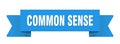 common sense ribbon isolated on transparent background. common sense ribbon Royalty Free Stock Photo