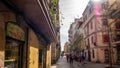 Common street in Barcelona.