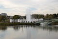 Common view on music fountain in Tsaritsino