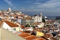 Common view from the portuguise capital Lisbon. Portugal