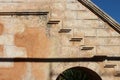 commons in an orthodox monastery (agia triada) in crete (greece) Royalty Free Stock Photo