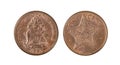 Commonwealth Of The Bahamas One Cent Coin