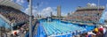 2018 Commonwealth Games Swimming Panorama Royalty Free Stock Photo