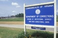 Commonwealth of Virginia Department of Corrections Royalty Free Stock Photo