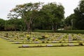 Commonwealth War Graves,Chungkai War Cemetery in Kanchanaburi Thailand