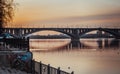 Communal bridge in Krasnoyarsk