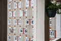 Communal corridor of George loveless house, a huge council housing block in London