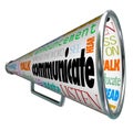 Communicate Bullhorn Megaphone Spread the Word