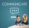 Communicate Speech Technology Connection Concept