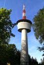 Communication antenna tower Royalty Free Stock Photo