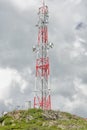 Communication Antenna Tower Royalty Free Stock Photo