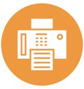 Fax Isolated Vector Icon which can easily modify or edit