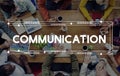 Communication Communicate Discussion Conversation Concept Royalty Free Stock Photo