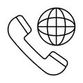 Communication, conference Vector icon which can easily modify