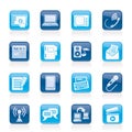 Communication and connection icons