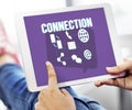 Communication Connection Internet Multimedia Technology Concept Royalty Free Stock Photo