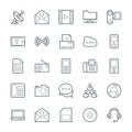Communication Cool Vector Icons 4 Royalty Free Stock Photo