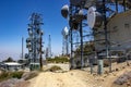 Communication Equipment at the Summit of Santiago Peak