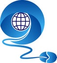 Communication globe logo