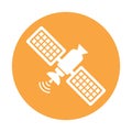 Communication glypy with color background vector icon which can easily modify or edit