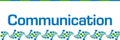 Communication Green Blue Graphics Bottom Horizontal