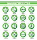 Communication,Green buttons
